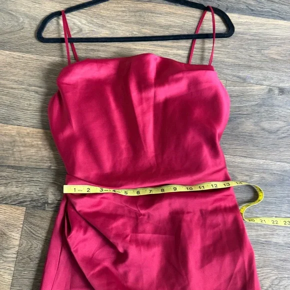 House of CB Anja Satin Corset Midi Dress Size Medium - Picture 10 of 10